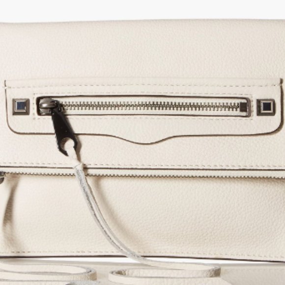Rebecca Minkoff white crossbody or clutch - Picture 1 of 12